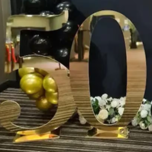 4ft Mirrored Characters