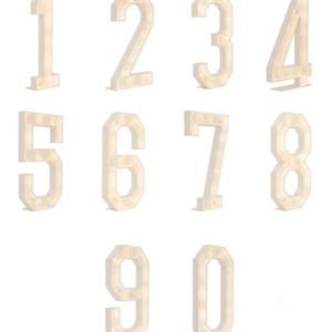 Marquee Letters and Numbers
