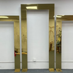 Gold Back Drop Arch