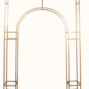 Gold Curved Open Frame Backdrop
